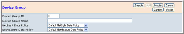 Configuration Add Device Group